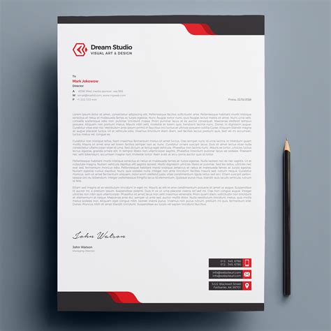 Free Letterhead Design Templates .